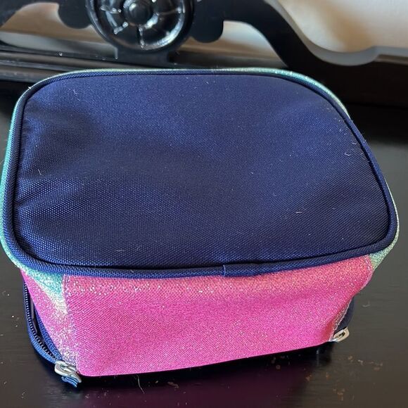 Pottery Barn Kids Mackenzie Rainbow Ombre Sparkle Glitter Mini Lunch Box - Picture 8 of 8